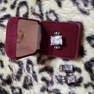 Premier Designs Vintage Ring and Earring Set
